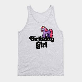 Birthday Girl Unicorn Tank Top